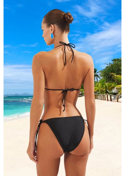 Parlak Üçgen Bikini Takımı Klora Dayanıklı Ergonomik Kesim Premium Kalite modelleri
