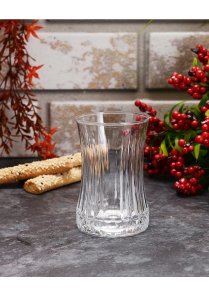 Şık 6'lı Beyaz Çay Bardağı Seti, Zarif ve Kullanışlı Tasarım