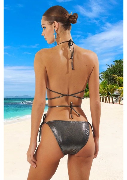 Üçgen Desenli Bikini Takımı Özel Tasarım Yaz Koleksiyonu Premium Kalite Esnek Kumaş modelleri
