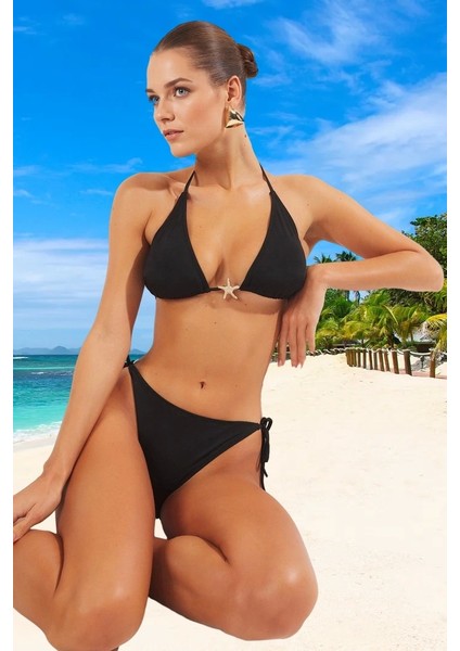 Üçgen Bikini Takımı Plaj ve Havuz Için Premium Kalite Yaz Koleksiyonu