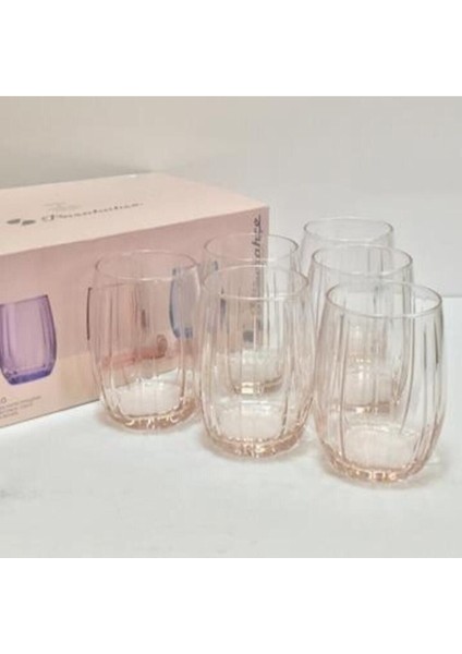 Pembe Linka Su Bardağı 240 cc 6'lı Set, Şık ve Kullanışlı Tasarım modelleri
