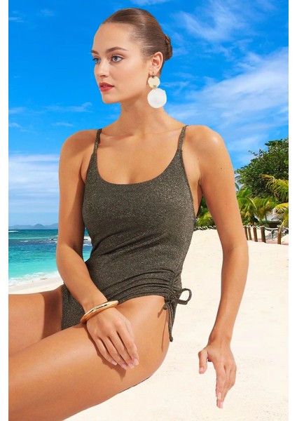 Simli Mayo Banyo Kıyafeti Swimsuit Şık Detaylı Deniz Premium Kalite fiyatları
