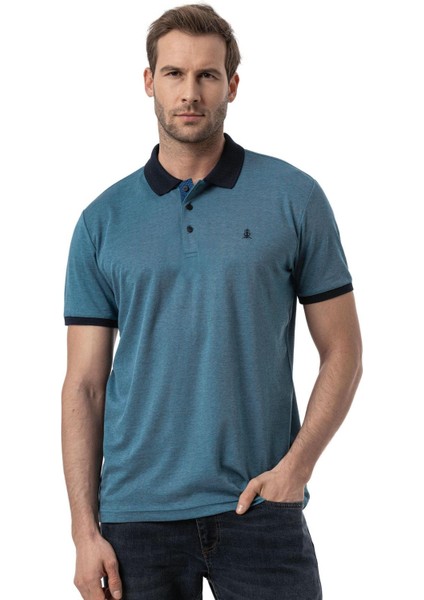 Dokulu Polo Yaka T-Shirt