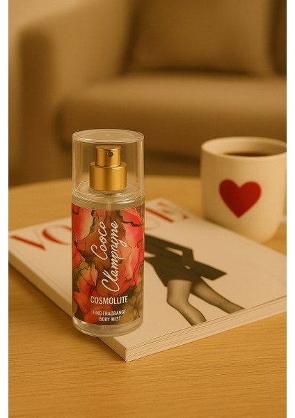 Vücut Spreyi Body Mist | Coconut Passion | Coco Champagne | Seyahat Boy | Kadın | Işıltılı