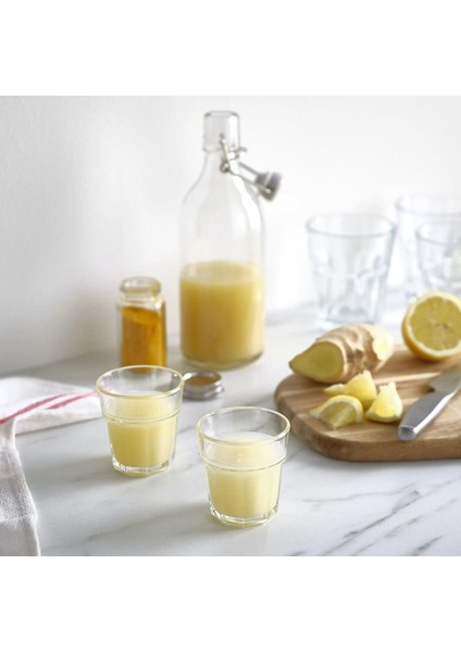 6'lı Cam Espresso Bardak Seti, 7 cm Yükseklik, 100 ml Hacim, Şeffaf ve Şık Tasarım fırsatları