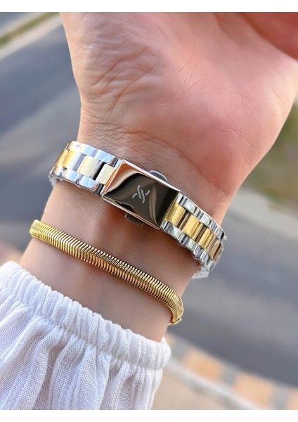 Takvimli Kadran 3 Atm Suya Dayanıklı 2 Yıl Garantili Kadın Kol Saati+Bileklik BX10944.3 modelleri