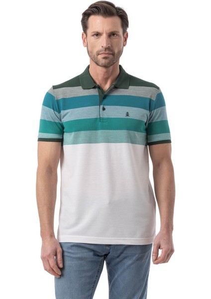 Yatay Çizgili Polo T-Shirt