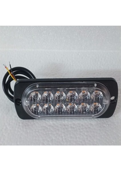 Strobe Lıght Bar LED Off Road Aydınlatma 9V-36V Düz Yanar & Çakar Lamba 115MM (12 Farklı Mod)