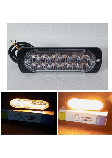 Strobe Lıght Bar LED Off Road Aydınlatma 9V-36V Düz Yanar & Çakar Lamba 115MM (12 Farklı Mod) fiyatları