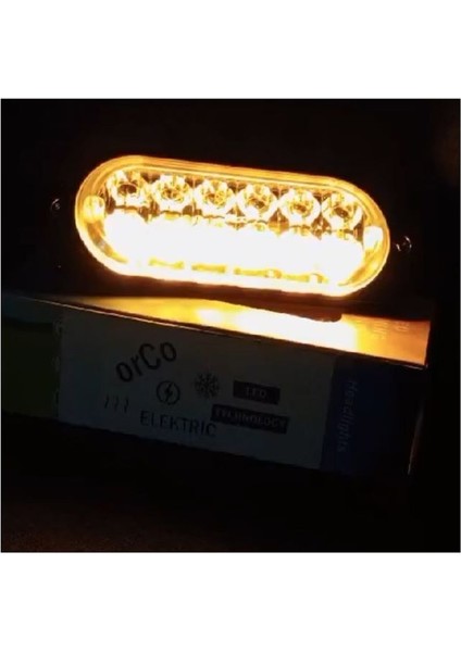 Strobe Lıght Bar LED Off Road Aydınlatma 9V-36V Düz Yanar & Çakar Lamba 115MM (12 Farklı Mod) fırsatları