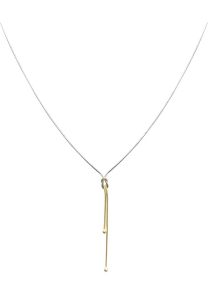 Aşk Düğümü Yılan Zincir 925 Ayar Gümüş Kolye Ssloven1 Çok Renkli fiyatları