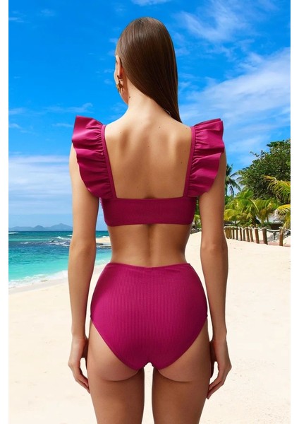Fırfırlı Bikini Takımı Yüksek Konfor Ergonomik Kesim Hızlı Kuruyan Premium Kalite modelleri