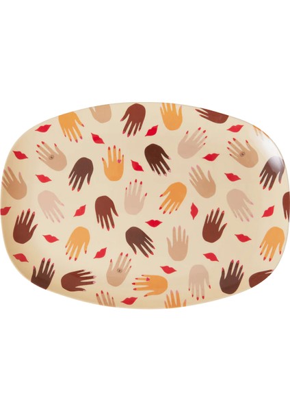 Melamin Dikdörtgen Tabak - Eller