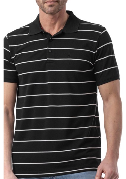 Yatay Çizgili Polo T-Shirt indirimleri