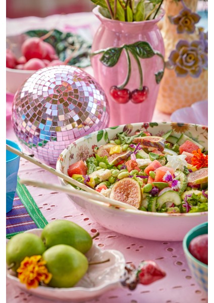 Melamin Salata Kasesi - Çiçek modelleri