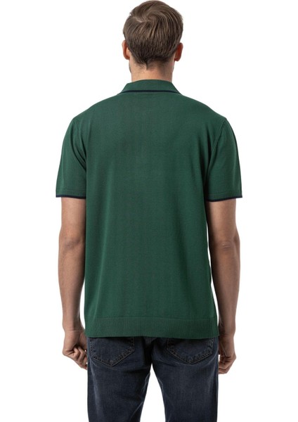 Fermuarlı Triko Polo T-Shirt fırsatları