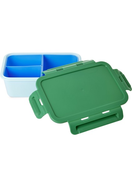Plastik Lunchbox - Mavi ve Yeşil