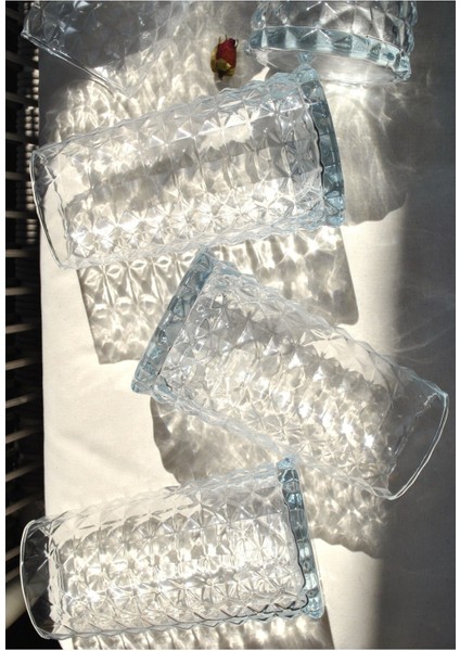 6'lı Cam Uzun Meşrubat ve Kokteyl Bardakları, 520 Cc, 15X6 Cm, Beyaz fiyatları