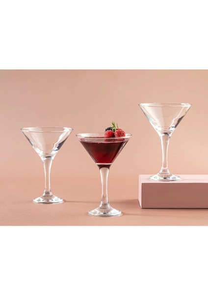 Şeffaf 3'lü Cam Kupa Seti, 175 Ml, Şık ve Kullanışlı Tasarım