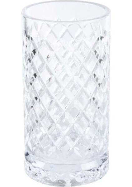 El Yapımı Cam Kafes Karaf, Uzun Ince Meşrubat Bardak 4'lü Set, Turuncu