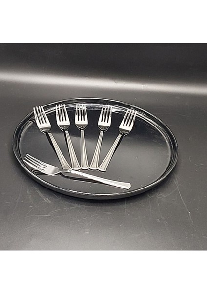 6'lı Yemek Çatal Seti, 20 Cm, 304 Kalite Paslanmaz Çelik, Şık ve Dayanıklı fiyatları