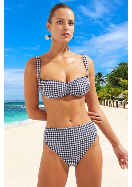 Desenli Bikini Takımı Yüksek Konfor Ergonomik Kesim Özel Tasarım Su Sporları Için fiyatları