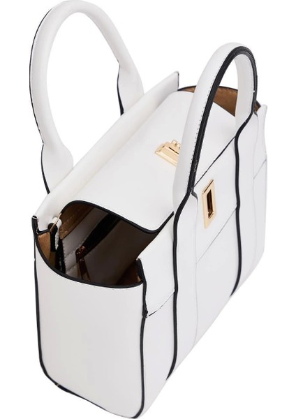 Kadın Mini Tote Çanta El ve Omuz Kullanımına Uygun Modern Gold Tokalı Tasarım fırsatları