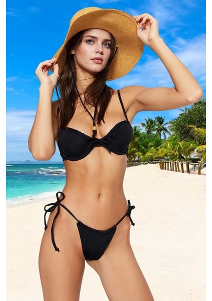 Desenli Bikini Takımı Şık Detaylı Ergonomik Kesim Hızlı Kuruyan Özel Tasarım Premium Kalite modelleri