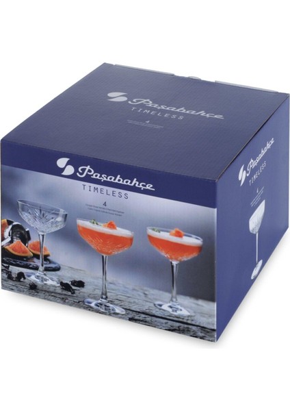 Şık 4'lü Ayaklı Kadeh Seti 255 cc Beyaz Tasarım indirimleri