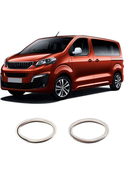 Peugeot Expert 3 Traveller Uyumlu 2016 ve Üzeri Krom Sinyal Çerçevesi 2 Parça Paslanmaz Çelik fiyatları