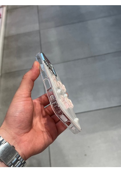Iphone 16 Pro Uyumlu Kelebek Figürlü Şeffaf Epoksi Sert Silikon Kılıf fiyatları