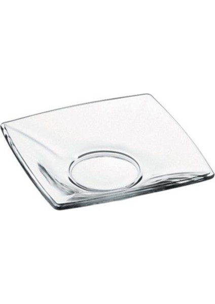 54261 Kare Çay Tabağı, 12'li Çay Bardağı Altlığı, Beyaz, Şık ve Kullanışlı fiyatları