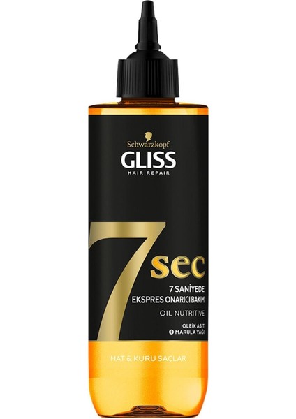 7 Saniye Sıvı Bakım Kremi, Yağlı ve Besleyici, 200 Ml, Çok Renkli