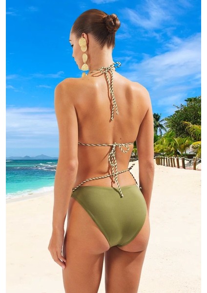 Üçgen Bikini Takımı Plaj ve Havuz Için Premium Kalite Yaz Koleksiyonu Hızlı Kuruyan modelleri