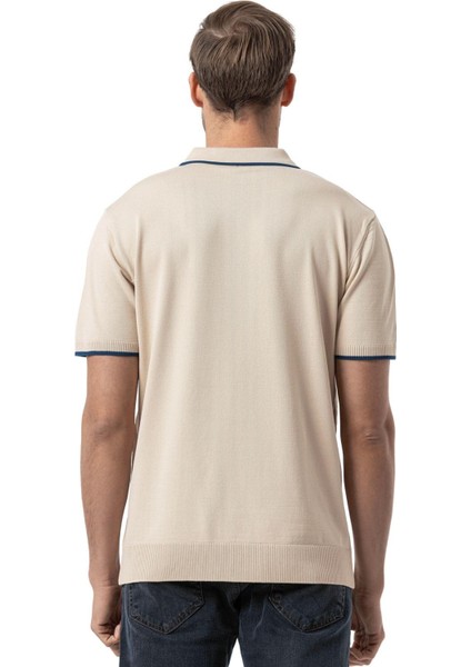 Fermuarlı Triko Polo T-Shirt fırsatları