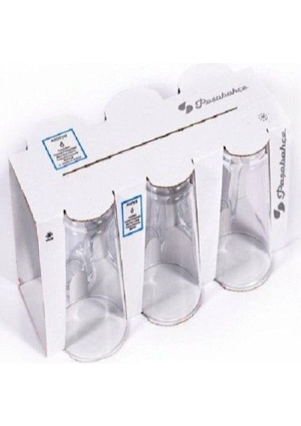 Turuncu 6'lı Sade Su Bardağı, Şık ve Kullanışlı Ev Aksesuarı