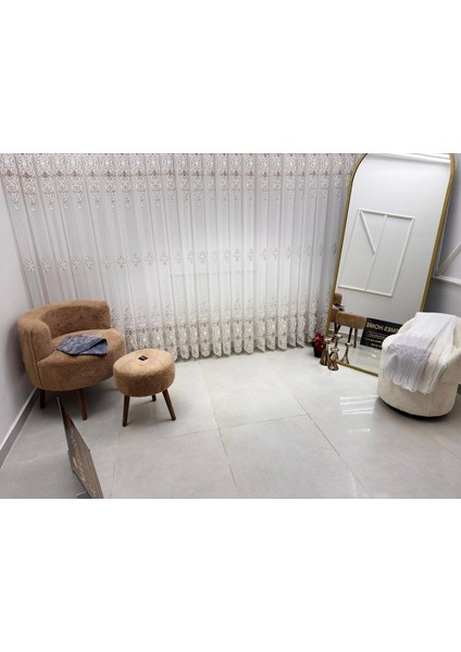 Nivemeshome Ella Kaliteli 1/3 Sık Pileli Tül Perde Apm modelleri