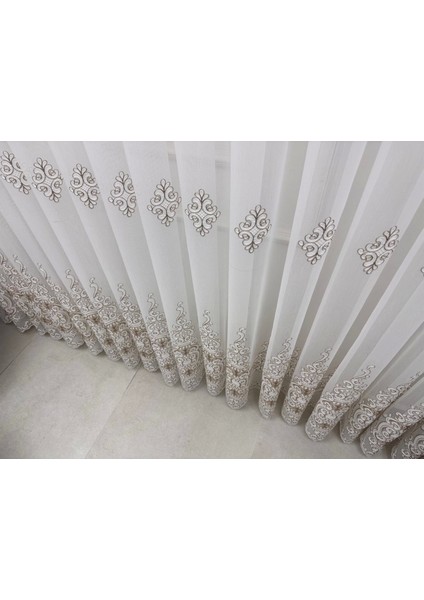 Nivemeshome Ella Kaliteli 1/3 Sık Pileli Tül Perde Apm fırsatları