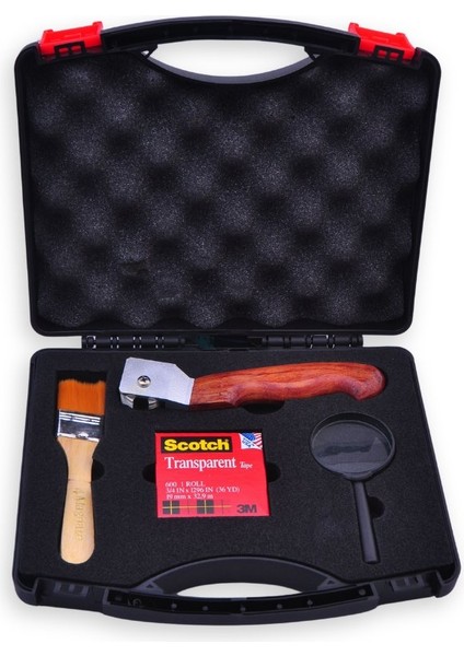 Boya Yapışma Test Cihazı Cross Cut Seti – En Iso 2409 – 3 Bıçaklı – Fırça ve Büyüteç Dahil