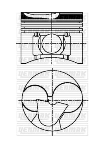 31-04439-000 Pıston Segman Std H100 Kmyt 2600 23410-42703