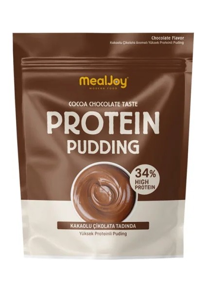 Protein Puding 500 gr Yüksek Proteinli Kakaolu ve Çikolata Tadında