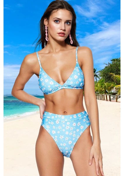 Üçgen Bikini Takımı Esnek Kumaş Klora Dayanıklı Özel Tasarım Ergonomik Kesim