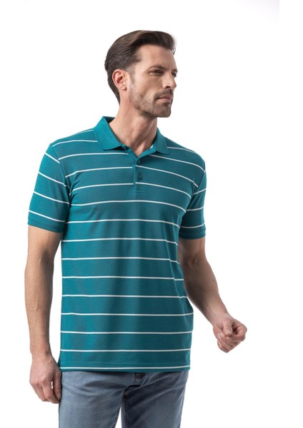 Yatay Çizgili Polo T-Shirt modelleri