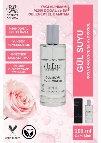 DR.Fnc Gül Suyu 100 ml