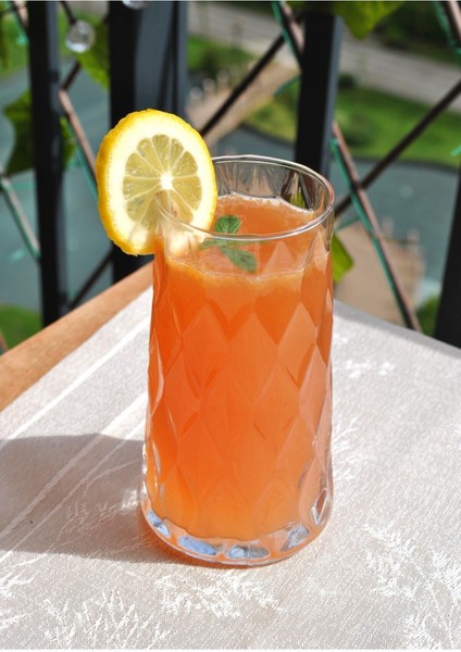 Yeşil 6'lı Uzun Kafes Cam Bardak, Soğuk Içecekler, 520 ml