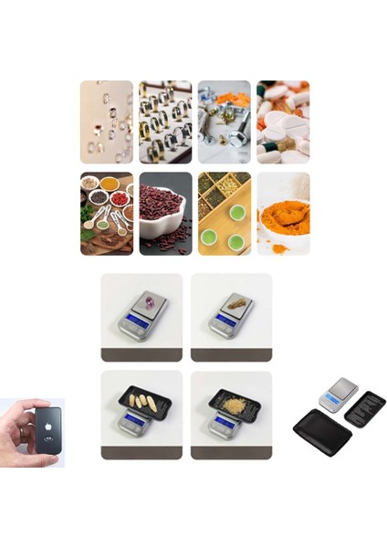 Mini Dijital Hassas Cep Ölçeği Mücevher Vb. Terazisi LCD Ekran Elektronik Kuyumcu Tartısı Anahtarlık (Max: 200 Gr.) fırsatları