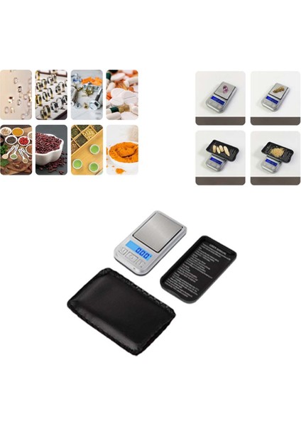 Mini Dijital Hassas Cep Ölçeği Mücevher Vb. Terazisi LCD Ekran Elektronik Kuyumcu Tartısı Anahtarlık (Max: 200 Gr.)