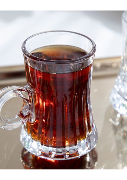 4'lü Turuncu Cam Çay Bardağı Seti, Şık ve Kullanışlı Içecek Kabı fiyatları