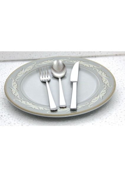 12'li Parlak Gümüş Tatlı Bıçakları Seti, Şık ve Kullanışlı Tasarım