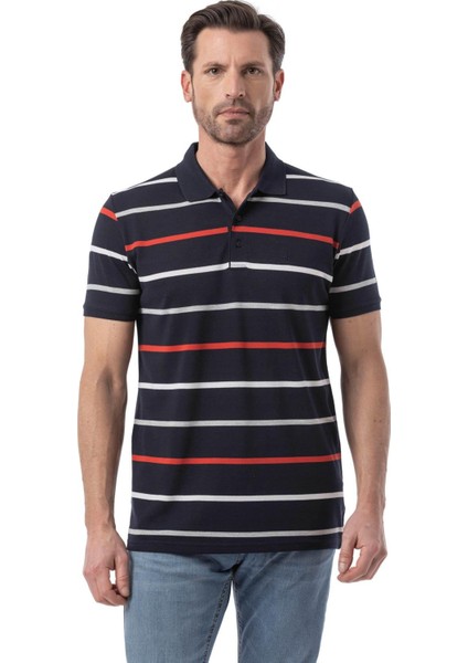 Yatay Çizgili Polo T-Shirt